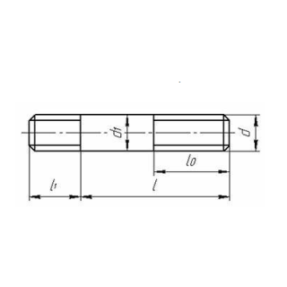 Шпилька для фланцевых соединений ГОСТ 9066-75 - фото - 1